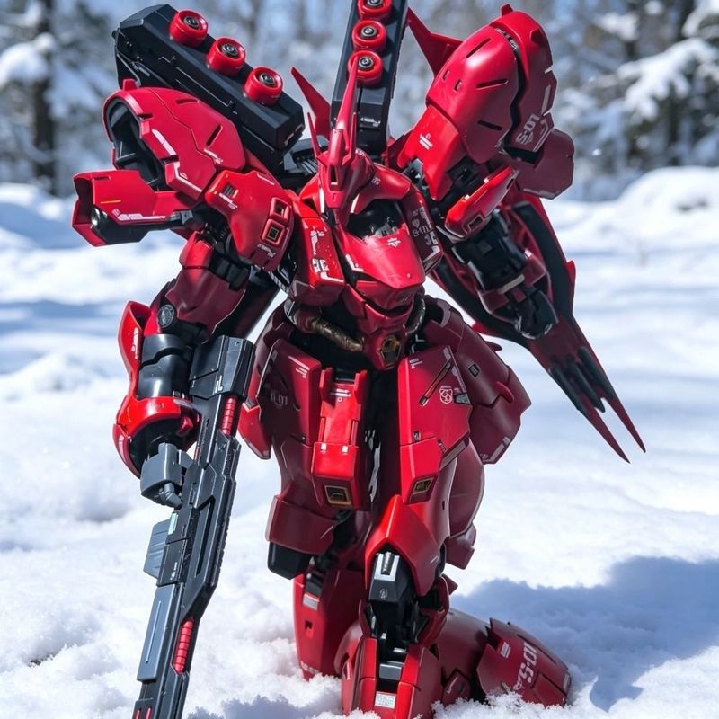 Bandai Model Gundam Rg - Sazabi Rg 1/144 Mech Assembly Model