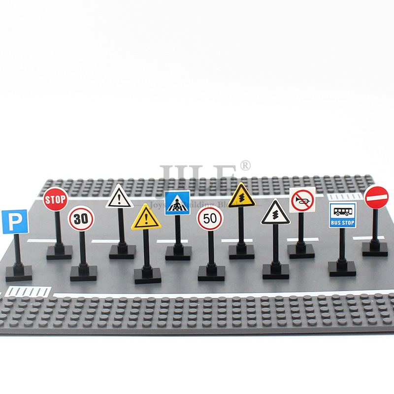 Lego Set City - 12 Sets City Series Traffic Road