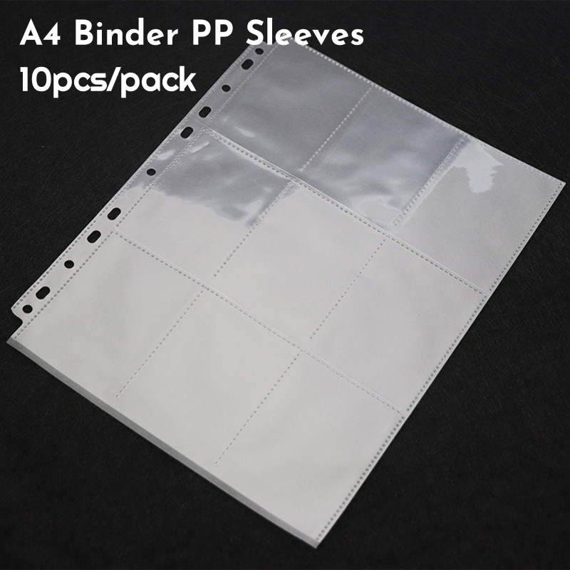 Card Penny Sleeve - SKYSONIC 10pcs/Set A4 Binde PP Sleeves