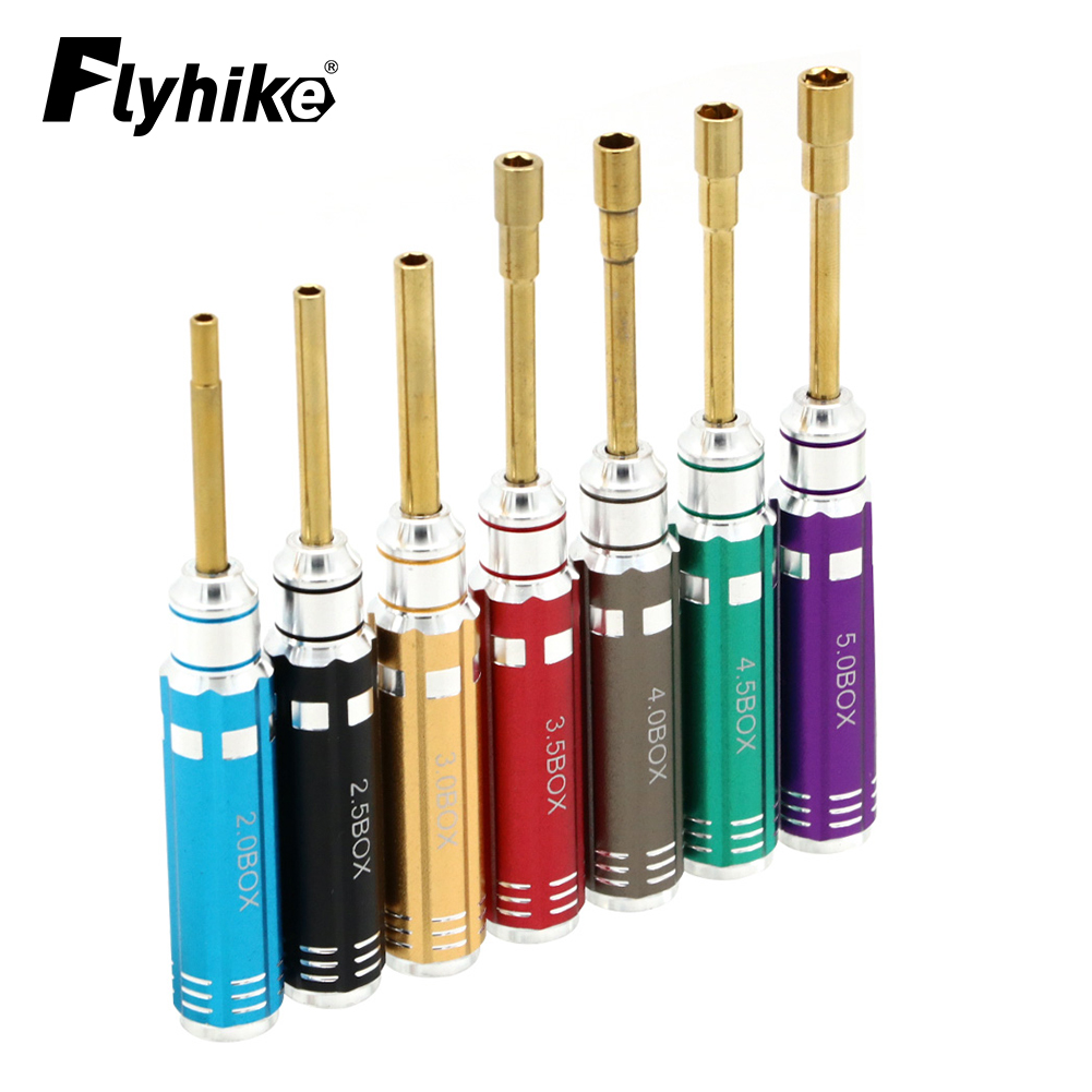 Tamiya Model Paint Set - 7PCS Short Handle RC Hex Screwdriver