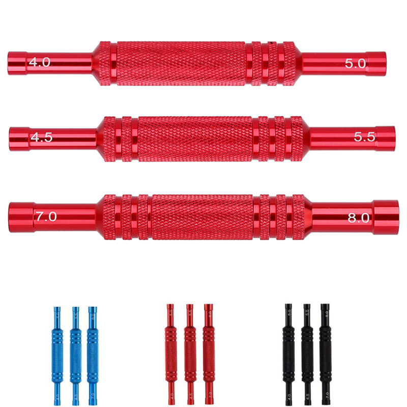 Tamiya Model Paint Set - 3pcs/lot Aluminum Alloy 4.0/5.0/4.5/5.5/7.0/8.0mm Double Head