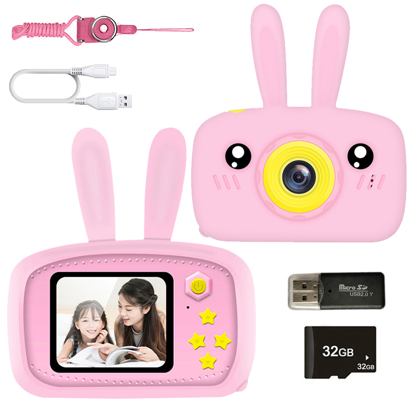 New Mini Cartoon Rabbit Camera - Graded Card Display review and price