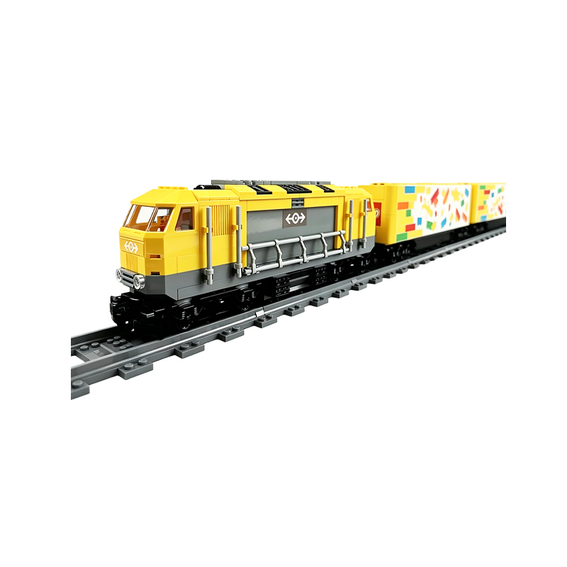 MOC Industrial Freight Train B - Lego Set City review and price