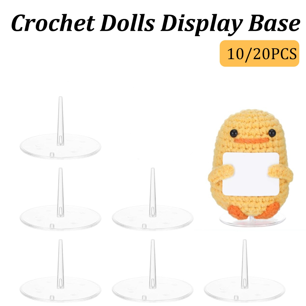 10/20PCS Crochet Dolls Display - Action Figure Stand review and price
