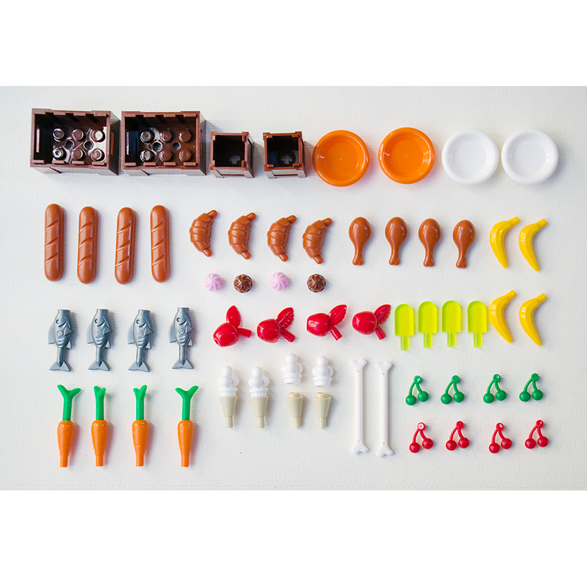 *Food Stuff Pack* DIY enlighte - Lego Set Creator review and price