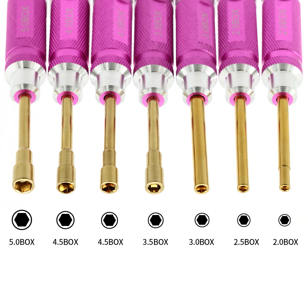 7Pcs Hex Nut Key Socket Screw  - Tamiya Model Paint Set review and price