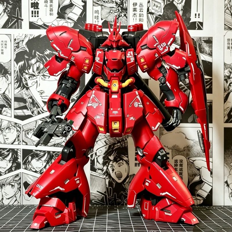 Sazabi Rg 1/144 Mech Assembly  - Bandai Model Gundam Rg review and price
