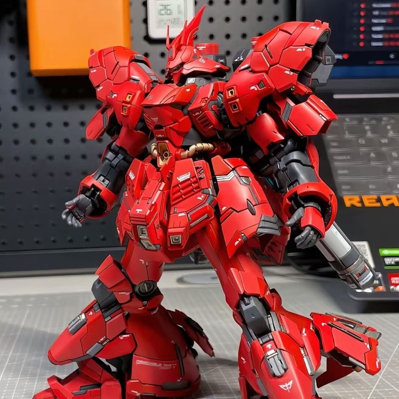 Sazabi Rg 1/144 Mech Assembly  - Bandai Model Gundam Rg review and price