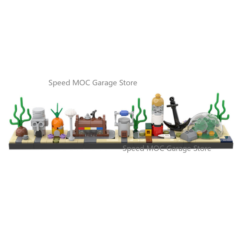 High-Detail Underwater Town Sk - Lego Set Creator review and price