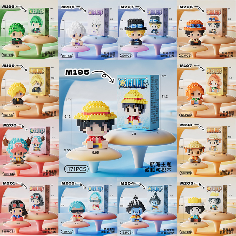 New One Piece Sun God Nika Luf - Building Block Mini review and price