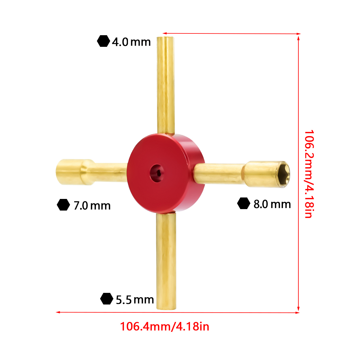 4 IN 1 Hex Socket Cross Wrench - Tamiya Model Paint Set review and price